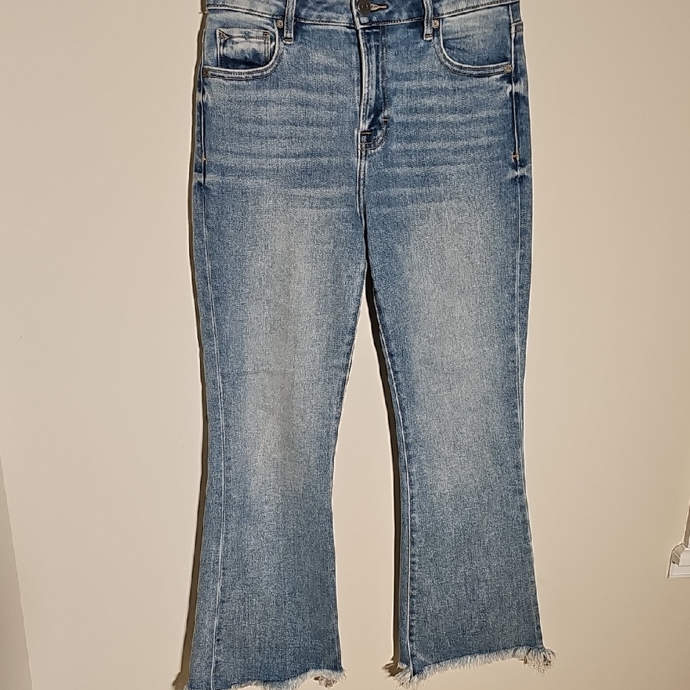 HIDDEN women's Blue Denim‎ Jeans. Flair Raw Edge. Size 26.